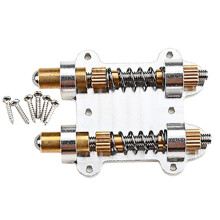 2Sets Goldenes Tremolo Bridge System, E-Gitarre Zubehör, Langlebig