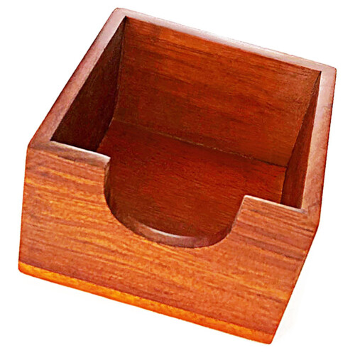 2Stk Robuster Holz Serviettenhalter Rustikal Für Esszimmer