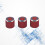6Stk Rote Volume Tone Control Knobs Für E-Gitarre, Metall, Langlebig 11
