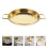 3Stk Snacktabletts Mit Griffen Gold Langlebig Und Sicher 9