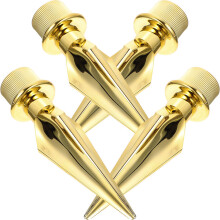 16Stk Stabiler Flaggenstockkopf Gold Für Flaggen