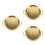 3Stk Snacktabletts Mit Griffen Gold Langlebig Und Sicher 2