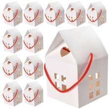 48Stk Weiße Papierverpackung Multifunktional Für Cookies Und Geschenke