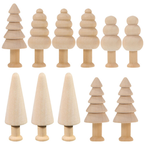 60Ud Árboles De De Madera Natural Sin Pintar Para 1