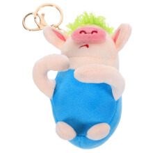 2Stk Kuschelig Schwein Schlüsselring Plüsch Charm Für Schlüssel