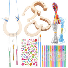 3Sets DIY Hufeisen Wand Hänger Deko