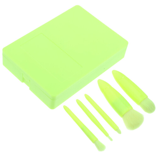 5Sets Makeup Pinselset Mit Weichen Borsten Und Spiegel 2