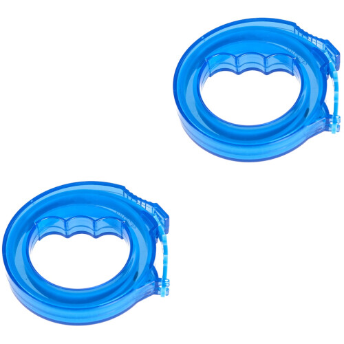 6Stk Drain Cleaning Tool Blau Leicht Abfluss Haarentferner 2
