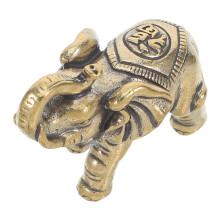 2Stk Vintage Messing Figuren Für Wohnkultur Goldener