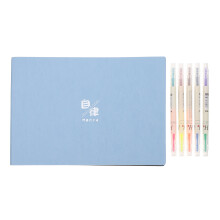 1Set Schreibnotizblock Blau + PP Organisieren