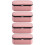 4Stk Schmuck Organizer Pink PU Schmuckbox 8