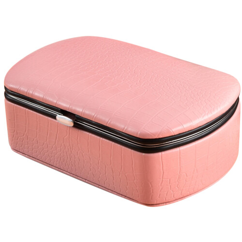 4Stk Schmuck Organizer Pink PU Schmuckbox 1