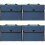 4Sets Blauer Aktenordner Ordnermappe Büro Papierhalter 7