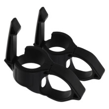 10Ud Soporte De Para Nylon Negro Compacto Y Resistente