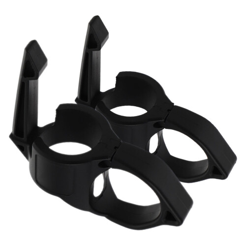 10Ud Soporte De Para Nylon Negro Compacto Y Resistente