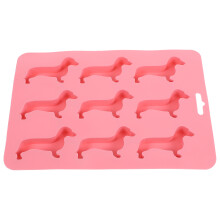 8Stk Tierische Silikonformen Pink, Antihaft, Für Und