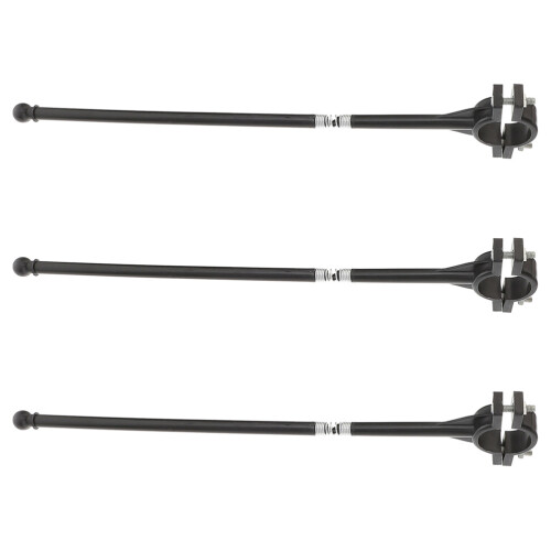 12Ud Soporte Manillar Negro Resistente ABS