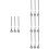 12Ud Soporte Manillar Negro Resistente ABS 8
