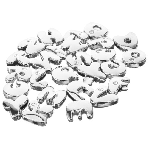 78Stk Flatback Charms Silberlegierung Für DIY Schmuck 2
