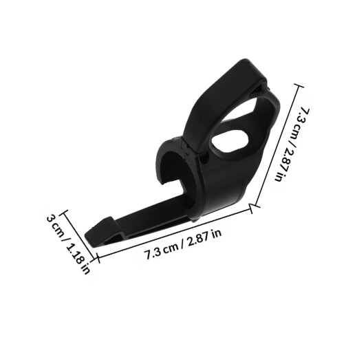 10Ud Soporte De Para Nylon Negro Compacto Y Resistente 1