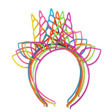 30Stk Kinder Haarreifen Horn Design Plastik Party Haarschmuck