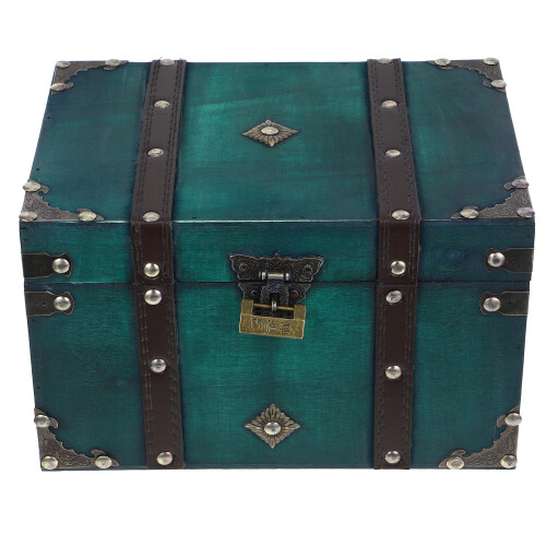 2Stk Holz Schmuckbox Retro Mit Schloss