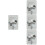 4Ud Base Adhesiva Para Cabezal De Ducha ABS Resistente Color Plata 8