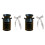 2Sets Eisenblumentöpfe, Handliche Gartenvase Mit 4