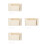 4Stk Abfallbeutelhalter Wandspender Hips ABS Beige Platzsparend 9
