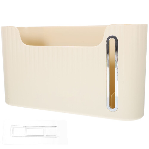 4Stk Abfallbeutelhalter Wandspender Hips ABS Beige Platzsparend
