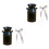 2Sets Eisenblumentöpfe, Handliche Gartenvase Mit 5