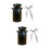 2Sets Eisenblumentöpfe, Handliche Gartenvase Mit 9