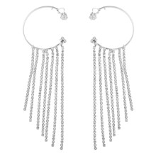 2Paare Ohrschmuck Silberlegierung Mit Glitzernden Strasssteinen