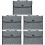 5Sets Graue Aktenmappe Ordner Mit Einsteckfächern 6