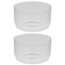 4Stk Transparente Hochborosilikat Schüssel Für Und Backen