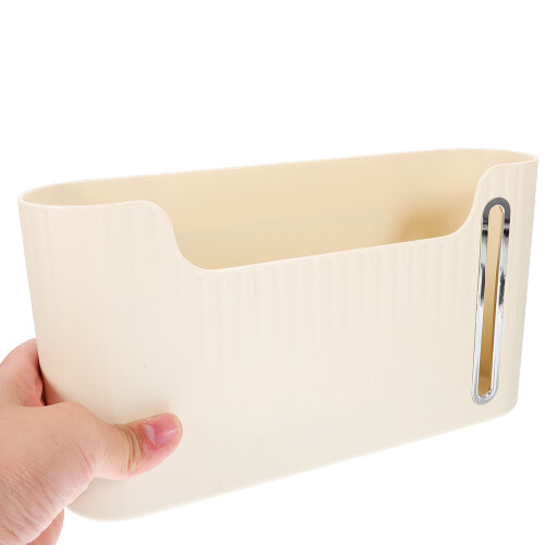 4Stk Abfallbeutelhalter Wandspender Hips ABS Beige Platzsparend 2
