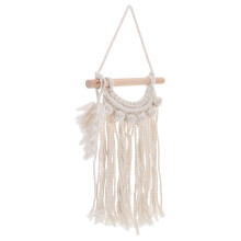 3Stk Beige Baumwoll Makramee Wandbehang Boho Für Zimmerdeko