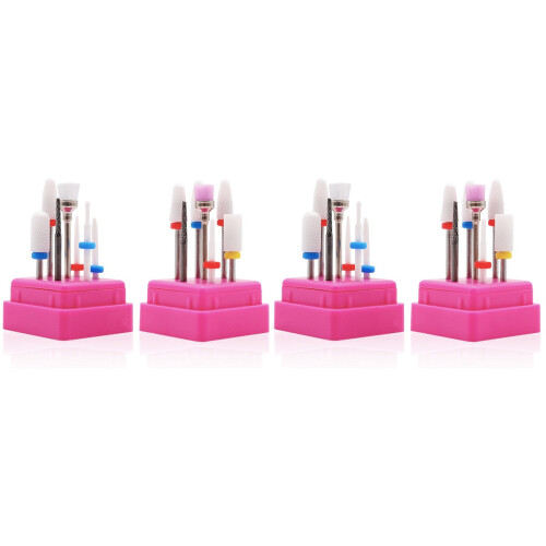 2Sets Multicolor Nagelfräser Keramik Bits Maniküre Pediküre Profi Set 1