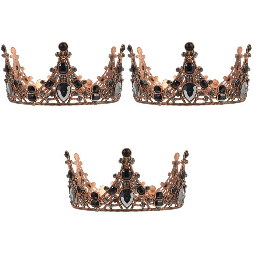 3Ud De Rhinestones Marrón Para Eventos Especiales Y 2