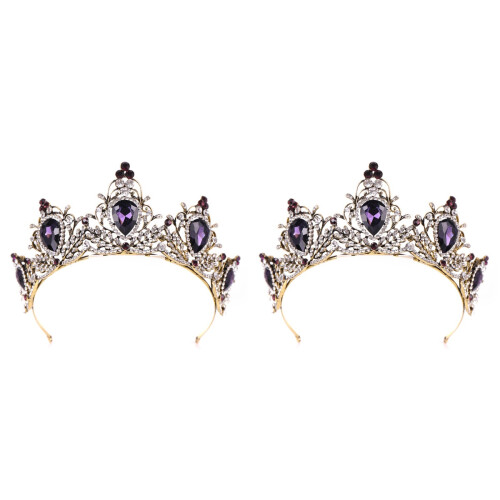 2Ud Barrocas Moradas Duraderas Para Decoración Y Fiesta 1