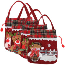 20Stk Weihnachtsbeutel Drawstring Kleine Geschenktaschen Bunt
