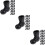 90Ud Mini Botas Simuladas De Santa Pe Negras Para Decoración 11