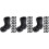 90Ud Mini Botas Simuladas De Santa Pe Negras Para Decoración 6