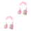 2Stk Kinder Laufhilfe Gurt Pink Traction Harness PU 5