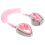 2Stk Kinder Laufhilfe Gurt Pink Traction Harness PU 2