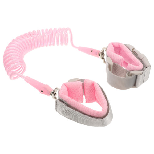 2Stk Kinder Laufhilfe Gurt Pink Traction Harness PU 1