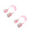 2Stk Kinder Laufhilfe Gurt Pink Traction Harness PU 7