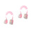 2Stk Kinder Laufhilfe Gurt Pink Traction Harness PU 9
