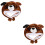 2Ud Gorro Niños Marrón Peluche Cómodo Y Protector De Orejas 4