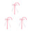 3Ud Bastones De Disfraz Rosa Con , Accesorios Para Eventos 4